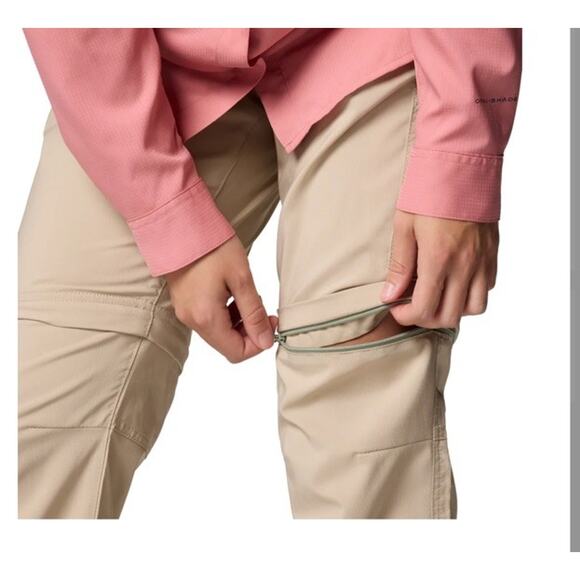 Columbia Convertible Pants Size S Omni-Shield Active Hiking Zip Women's - Picture 3 of 12